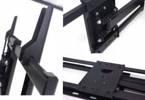 VETOUSON Długi 65cm Uchwyt do Telewizora 32-65 cali Obrotowy Uniwersalny Wieszak TV 14