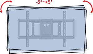 VETOUSON Długi 85cm Uchwyt do Telewizora 32-64 cale Wieszak TV VX-801 14
