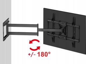 VETOUSON Długi 85cm Uchwyt do Telewizora 32-64 cale Wieszak TV VX-801 2