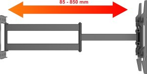 VETOUSON Długi 85cm Uchwyt do Telewizora 32-64 cale Wieszak TV VX-801 8