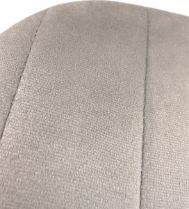 kontrast Krzesło welurowe tapicerowane nowoczesne do jadalni salonu Monica2 taupe 7