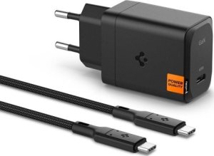 Ładowarka Spigen SPIGEN ARCSTATION PRO GAN-651 1-PORT NETWORK CHARGER 65W + TYPE-C CABLE BLACK 1