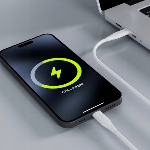 Kabel USB Allity kabel AUC-02 USB-C - USB-C 1,0 m 100W biały 5