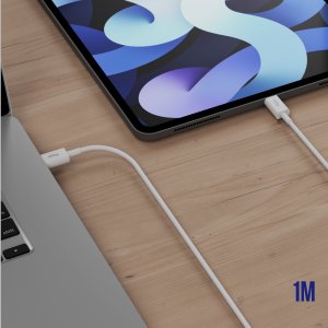 Kabel USB Allity Allity kabel AUC-03 USB-C - USB-C 1,0 m 100W biały 4