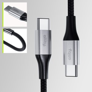 Kabel USB Allity kabel USB-C - USB-C 2,0 m 100W czarny 2