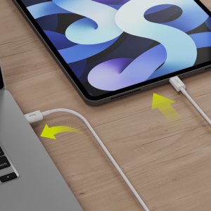 Kabel USB Allity Allity kabel AUC-03 USB-C - Lightning 1,0 m 27W biały 2