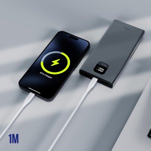 Kabel USB Allity Allity kabel AUC-02 USB-C - USB-C 1,0 m 60W biały 4