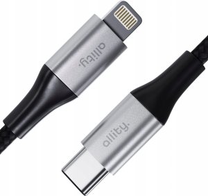 Kabel USB Allity Allity kabel USB-C - Lightning 2,0 m 27W czarny 5