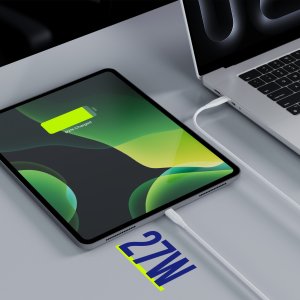 Kabel USB Allity Allity kabel AUC-02 USB-C - Lightning 1,0 m 27W biały 3