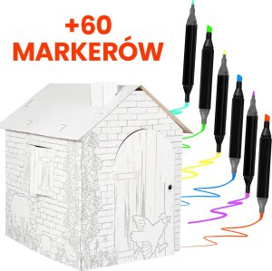 ExtraLink Extralink | Zestaw Markery 60 szt + Zabawka Zagroda | 1