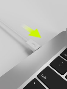 Kabel USB Allity Allity kabel AUC-03 USB-C - USB-C 2,0 m 60W biały 2