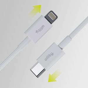 Kabel USB Allity Allity kabel AUC-03 USB-C - Lightning 2,0 m 27W biały 5