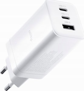 Ładowarka Allity Allity ładowarka sieciowa GaN PD QC ATC-01-65WACC 2x USB-C 1x USB-A 65W biała 7