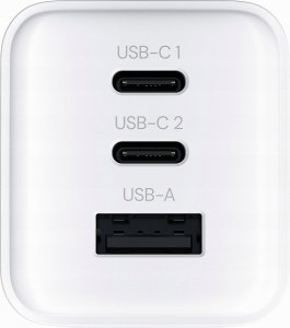 Ładowarka Allity Allity ładowarka sieciowa GaN PD QC ATC-01-65WACC 2x USB-C 1x USB-A 65W biała 8