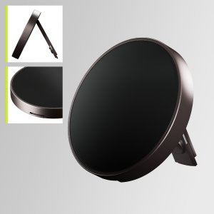 Ładowarka Allity ładowarka bezprzewodowa AWC-210-15WMS grafitowa 2w1 2