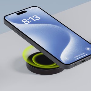 Ładowarka Allity ładowarka bezprzewodowa AWC-210-15WMS grafitowa 2w1 3