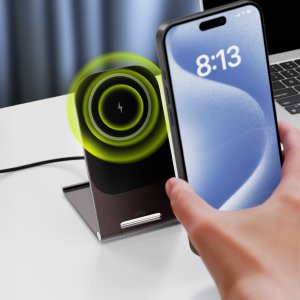 Ładowarka Allity ładowarka bezprzewodowa AWC-200-15WMS grafitowa 4