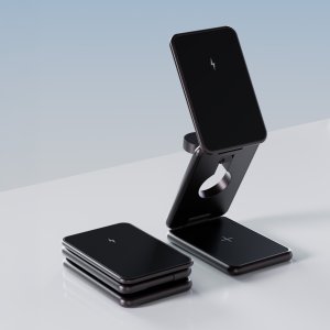 Ładowarka Allity Allity ładowarka bezprzewodowa AWC-230-22WMS 22,5W grafitowa 3w1 3