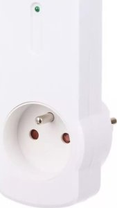 Düwi Gniazdo radiowe sterowane pilotem IP20 zasięg 150m Białe 3