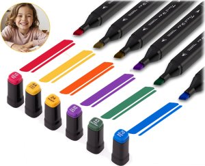 Markery alkoholowe z torbą 120 szt Nukido NK-913 5