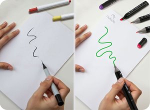 Markery alkoholowe z torbą 120 szt Nukido NK-913 10