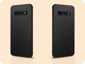 Hello Case ETUI DO SAMSUNG GALAXY S10 PLUS GUMOWE OBUDOWA CZARNE MATOWE SILIKON SLIM 2