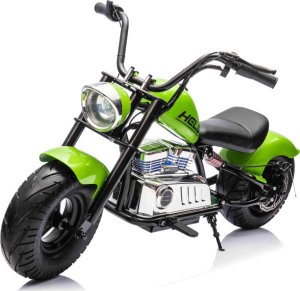 Szomik.pl Motor an akumulator Pompowane Koła Chopper Warrior Zielony 6