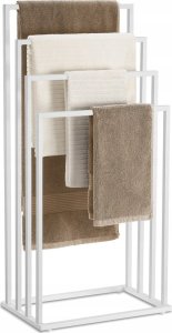Excellent Houseware Stojak na ręczniki 4 szczeble - biały 1