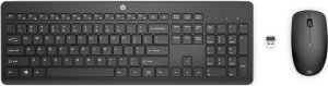 Klawiatura + mysz HP HP 235 Wireless Mouse and Keyboard Combo - Full-size (100%) - RF Wireless - Black - Mouse included 12