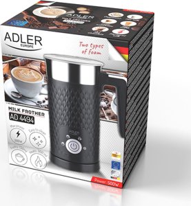 Spieniacz do mleka Adler Czarno-stalowy (AD 4494 black) 9