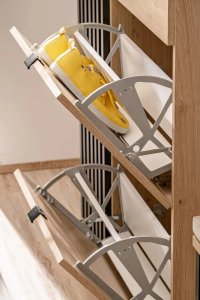 ASM Meble Garderoba do przedpokoju PEDRO IV hickory jackson/czarna 12