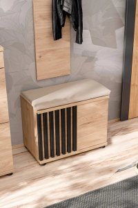 ASM Meble Garderoba do przedpokoju PEDRO IV hickory jackson/czarna 13