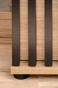 ASM Meble Garderoba do przedpokoju PEDRO IV hickory jackson/czarna 18