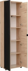 ASM Meble Garderoba do przedpokoju PEDRO IV hickory jackson/czarna 3