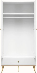 ML Meble Szafa GALENA 2D biały połysk ML MEBLE 2