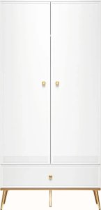 ML Meble Szafa GALENA 2D biały połysk ML MEBLE 3