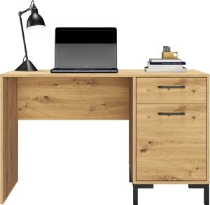 Biurko ML Meble Nikola Dąb Artisan 120 cm x 51 cm 3