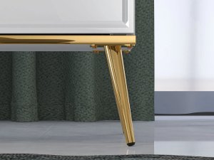 ML Meble Komoda GALENA 2D3S biały połysk ML MEBLE 6