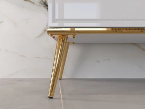 ML Meble Witryna wysoka GALENA biały połysk z podświetleniem ML MEBLE 7