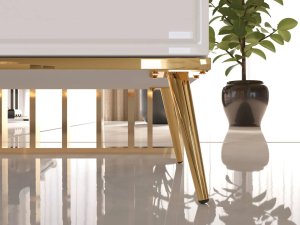 ML Meble Komoda GALENA 1D3S biały połysk ML MEBLE 7