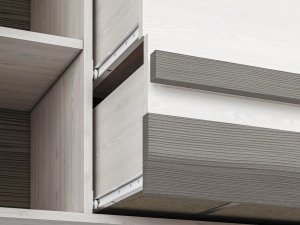 ML Meble Komoda BIANKA 2D4S 165 sosna śnieżna/szara ML MEBLE 6