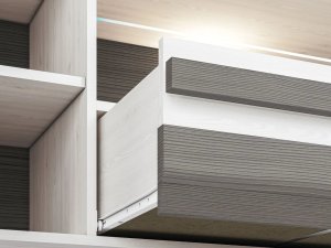 ML Meble Szafka RTV BIANKA 165 sosna śnieżna/szara ML MEBLE 6