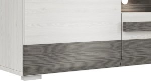 ML Meble Szafka RTV BIANKA 165 sosna śnieżna/szara ML MEBLE 7