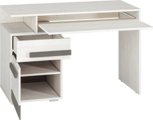 Biurko ML Meble Bianka Szare 150 cm x 55 cm 2