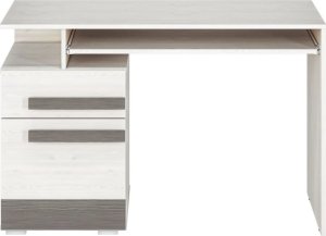 Biurko ML Meble Bianka Szare 150 cm x 55 cm 3