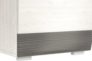 Biurko ML Meble Bianka Szare 150 cm x 55 cm 7