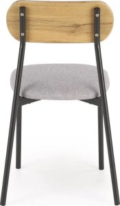 Halmar Zestaw NANDO stół + 2 krzesła dąb naturalny/czarny HALMAR 11