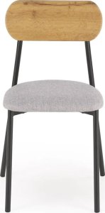 Halmar Zestaw NANDO stół + 2 krzesła dąb naturalny/czarny HALMAR 12