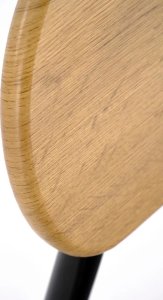 Halmar Zestaw NANDO stół + 2 krzesła dąb naturalny/czarny HALMAR 14