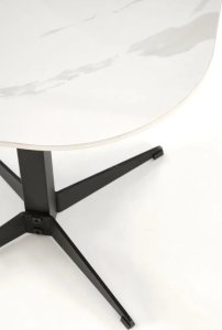 Halmar Ława BORNA S 50x50 biały marmur/czarna HALMAR 15